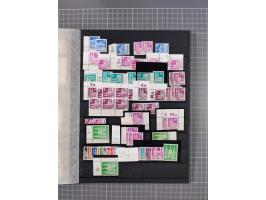 1945/48, Kontrollrat und Bizone, postfrische, ungebrauchte und gestempelte reichhaltige Partie in vier Steckbüchern, dabei me