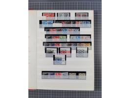 1945/48, Kontrollrat und Bizone, postfrische, ungebrauchte und gestempelte reichhaltige Partie in vier Steckbüchern, dabei me