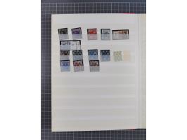 1945/48, Kontrollrat und Bizone, postfrische, ungebrauchte und gestempelte reichhaltige Partie in vier Steckbüchern, dabei me