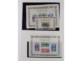 1920/59, postfrische, ungebrauchte und gestempelte interessante Partie in 2 Steckbüchern, dabei diverse Sätze Mi. 1-17, 30 (4