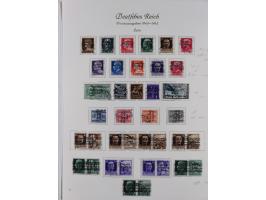 1939/44 (ca.), postfrische, ungebrauchte und gestempelte Partie im Steckbuch, dabei u. A. Theresienstadt (3), GG I-III, Belgi