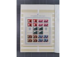 1939/44 (ca.), postfrische, ungebrauchte und gestempelte Partie im Steckbuch, dabei u. A. Theresienstadt (3), GG I-III, Belgi