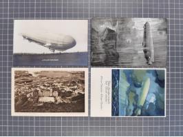 1912/38 (ca., interessante Partie, dabei über 100 Zeppelin-Belege, Karten mit 10 Pfg. und 20 Pfg. E.EL.P., Gute Zeppelin-Mark