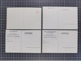 1912/38 (ca., interessante Partie, dabei über 100 Zeppelin-Belege, Karten mit 10 Pfg. und 20 Pfg. E.EL.P., Gute Zeppelin-Mark