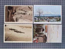 1912/38 (ca., interessante Partie, dabei über 100 Zeppelin-Belege, Karten mit 10 Pfg. und 20 Pfg. E.EL.P., Gute Zeppelin-Mark