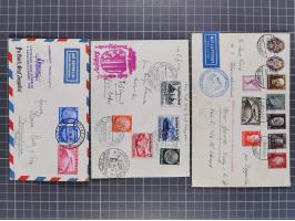 1912/38 (ca., interessante Partie, dabei über 100 Zeppelin-Belege, Karten mit 10 Pfg. und 20 Pfg. E.EL.P., Gute Zeppelin-Mark