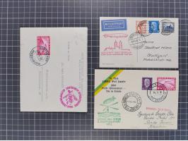 1912/38 (ca., interessante Partie, dabei über 100 Zeppelin-Belege, Karten mit 10 Pfg. und 20 Pfg. E.EL.P., Gute Zeppelin-Mark