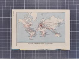 1912/38 (ca., interessante Partie, dabei über 100 Zeppelin-Belege, Karten mit 10 Pfg. und 20 Pfg. E.EL.P., Gute Zeppelin-Mark