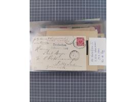 1895/1930, interessante Sammlung “DSP LINIE HAMBURG-WESTAFRIKA I-XLV” mit ca. 190 Briefen, Karten und GSK sowie ein Briefstüc