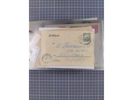 1895/1930, interessante Sammlung “DSP LINIE HAMBURG-WESTAFRIKA I-XLV” mit ca. 190 Briefen, Karten und GSK sowie ein Briefstüc