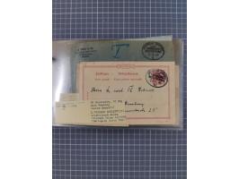 1895/1930, interessante Sammlung “DSP LINIE HAMBURG-WESTAFRIKA I-XLV” mit ca. 190 Briefen, Karten und GSK sowie ein Briefstüc