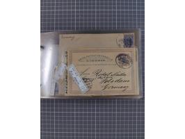 1895/1930, interessante Sammlung “DSP LINIE HAMBURG-WESTAFRIKA I-XLV” mit ca. 190 Briefen, Karten und GSK sowie ein Briefstüc