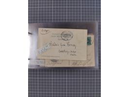 1895/1930, interessante Sammlung “DSP LINIE HAMBURG-WESTAFRIKA I-XLV” mit ca. 190 Briefen, Karten und GSK sowie ein Briefstüc