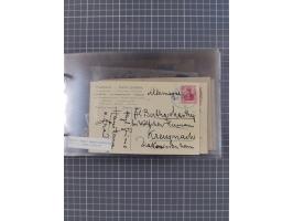 1895/1930, interessante Sammlung “DSP LINIE HAMBURG-WESTAFRIKA I-XLV” mit ca. 190 Briefen, Karten und GSK sowie ein Briefstüc