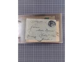 1895/1930, interessante Sammlung “DSP LINIE HAMBURG-WESTAFRIKA I-XLV” mit ca. 190 Briefen, Karten und GSK sowie ein Briefstüc