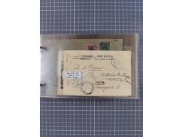 1895/1930, interessante Sammlung “DSP LINIE HAMBURG-WESTAFRIKA I-XLV” mit ca. 190 Briefen, Karten und GSK sowie ein Briefstüc