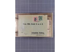 1895/1930, interessante Sammlung “DSP LINIE HAMBURG-WESTAFRIKA I-XLV” mit ca. 190 Briefen, Karten und GSK sowie ein Briefstüc