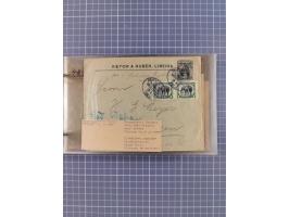 1895/1930, interessante Sammlung “DSP LINIE HAMBURG-WESTAFRIKA I-XLV” mit ca. 190 Briefen, Karten und GSK sowie ein Briefstüc