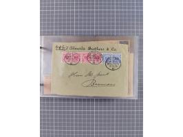 1895/1930, interessante Sammlung “DSP LINIE HAMBURG-WESTAFRIKA I-XLV” mit ca. 190 Briefen, Karten und GSK sowie ein Briefstüc