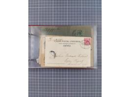 1895/1930, interessante Sammlung “DSP LINIE HAMBURG-WESTAFRIKA I-XLV” mit ca. 190 Briefen, Karten und GSK sowie ein Briefstüc