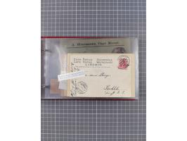 1895/1930, interessante Sammlung “DSP LINIE HAMBURG-WESTAFRIKA I-XLV” mit ca. 190 Briefen, Karten und GSK sowie ein Briefstüc