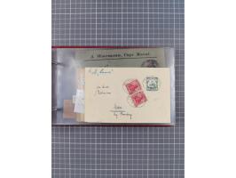 1895/1930, interessante Sammlung “DSP LINIE HAMBURG-WESTAFRIKA I-XLV” mit ca. 190 Briefen, Karten und GSK sowie ein Briefstüc