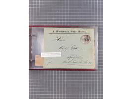 1895/1930, interessante Sammlung “DSP LINIE HAMBURG-WESTAFRIKA I-XLV” mit ca. 190 Briefen, Karten und GSK sowie ein Briefstüc