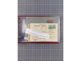 1895/1930, interessante Sammlung “DSP LINIE HAMBURG-WESTAFRIKA I-XLV” mit ca. 190 Briefen, Karten und GSK sowie ein Briefstüc