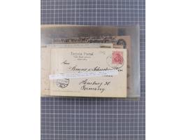 1895/1930, interessante Sammlung “DSP LINIE HAMBURG-WESTAFRIKA I-XLV” mit ca. 190 Briefen, Karten und GSK sowie ein Briefstüc