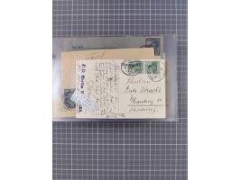 1895/1930, interessante Sammlung “DSP LINIE HAMBURG-WESTAFRIKA I-XLV” mit ca. 190 Briefen, Karten und GSK sowie ein Briefstüc