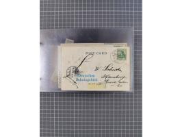 1895/1930, interessante Sammlung “DSP LINIE HAMBURG-WESTAFRIKA I-XLV” mit ca. 190 Briefen, Karten und GSK sowie ein Briefstüc