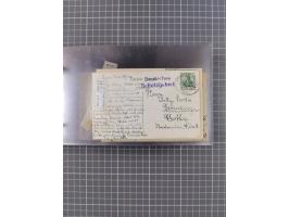 1895/1930, interessante Sammlung “DSP LINIE HAMBURG-WESTAFRIKA I-XLV” mit ca. 190 Briefen, Karten und GSK sowie ein Briefstüc