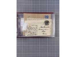 1895/1930, interessante Sammlung “DSP LINIE HAMBURG-WESTAFRIKA I-XLV” mit ca. 190 Briefen, Karten und GSK sowie ein Briefstüc