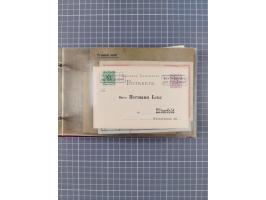 1872/1972, kleine Sammlung “Anlandestempel” inkl. Ausland mit 33 Briefen und Ganzsachen sowie einige lose Marken und Briefstü