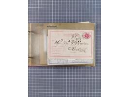 1872/1972, kleine Sammlung “Anlandestempel” inkl. Ausland mit 33 Briefen und Ganzsachen sowie einige lose Marken und Briefstü