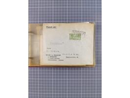 1872/1972, kleine Sammlung “Anlandestempel” inkl. Ausland mit 33 Briefen und Ganzsachen sowie einige lose Marken und Briefstü