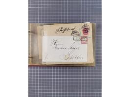 1872/1972, kleine Sammlung “Anlandestempel” inkl. Ausland mit 33 Briefen und Ganzsachen sowie einige lose Marken und Briefstü