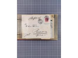 1872/1972, kleine Sammlung “Anlandestempel” inkl. Ausland mit 33 Briefen und Ganzsachen sowie einige lose Marken und Briefstü