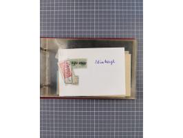 1872/1972, kleine Sammlung “Anlandestempel” inkl. Ausland mit 33 Briefen und Ganzsachen sowie einige lose Marken und Briefstü