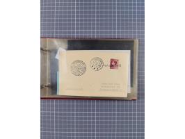 1872/1972, kleine Sammlung “Anlandestempel” inkl. Ausland mit 33 Briefen und Ganzsachen sowie einige lose Marken und Briefstü