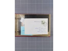 1872/1972, kleine Sammlung “Anlandestempel” inkl. Ausland mit 33 Briefen und Ganzsachen sowie einige lose Marken und Briefstü