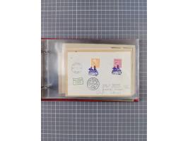 1872/1972, kleine Sammlung “Anlandestempel” inkl. Ausland mit 33 Briefen und Ganzsachen sowie einige lose Marken und Briefstü