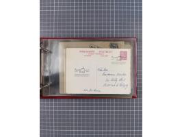 1872/1972, kleine Sammlung “Anlandestempel” inkl. Ausland mit 33 Briefen und Ganzsachen sowie einige lose Marken und Briefstü