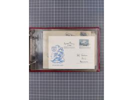 1872/1972, kleine Sammlung “Anlandestempel” inkl. Ausland mit 33 Briefen und Ganzsachen sowie einige lose Marken und Briefstü