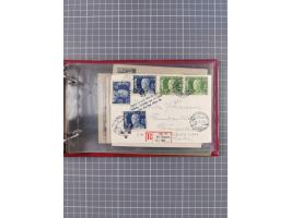 1872/1972, kleine Sammlung “Anlandestempel” inkl. Ausland mit 33 Briefen und Ganzsachen sowie einige lose Marken und Briefstü