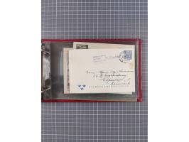 1872/1972, kleine Sammlung “Anlandestempel” inkl. Ausland mit 33 Briefen und Ganzsachen sowie einige lose Marken und Briefstü