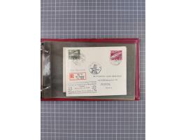 1872/1972, kleine Sammlung “Anlandestempel” inkl. Ausland mit 33 Briefen und Ganzsachen sowie einige lose Marken und Briefstü