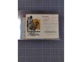 1927/39, interessante Sammlung “Norddeutscher Lloyd - Sonderreisen” mit ca. 100 Briefen, Karten und GSK, dabei Mittelmehrfahr