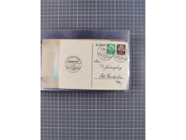 1927/39, interessante Sammlung “Norddeutscher Lloyd - Sonderreisen” mit ca. 100 Briefen, Karten und GSK, dabei Mittelmehrfahr