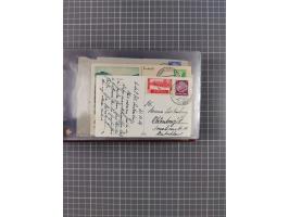 1927/39, interessante Sammlung “Norddeutscher Lloyd - Sonderreisen” mit ca. 100 Briefen, Karten und GSK, dabei Mittelmehrfahr